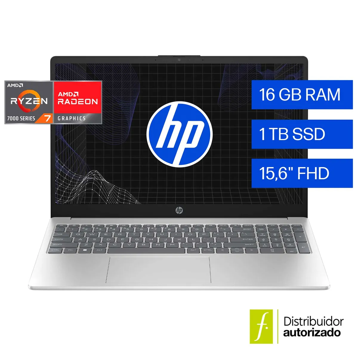 HP - Laptop HP 15-fc0276la AMD Ryzen 7 16 GB 1 TB SSD 15.6 FHD Windows 11 Home