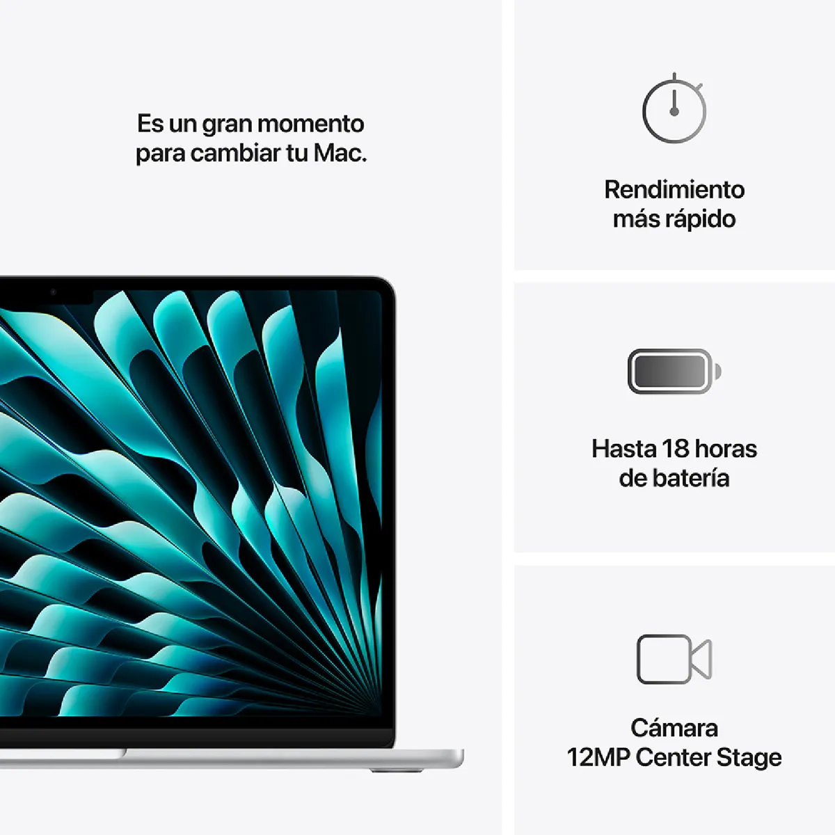 APPLE - MacBook Air: Apple M4 chip with 10-core CPU and 8-core GPU, 16GB, 256GB SSD - 13-inch Sky Blue