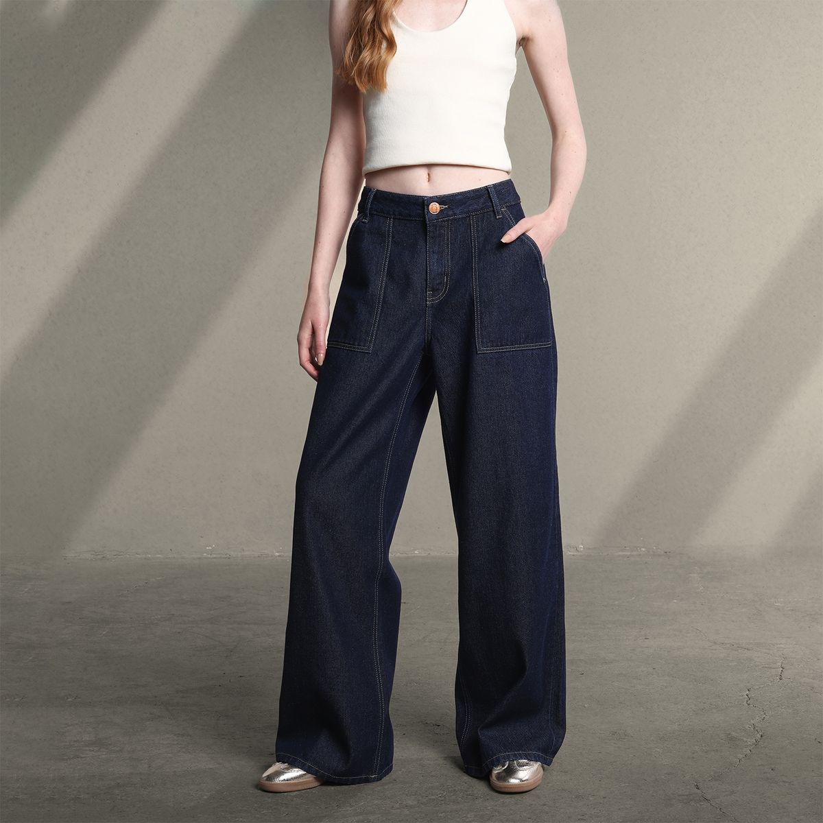 SYBILLA - Jean Recto Mujer Tiro medio Sybilla