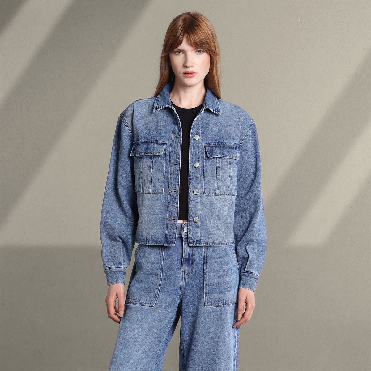 SYBILLA - Chaqueta Mujer de Algodón Sybilla