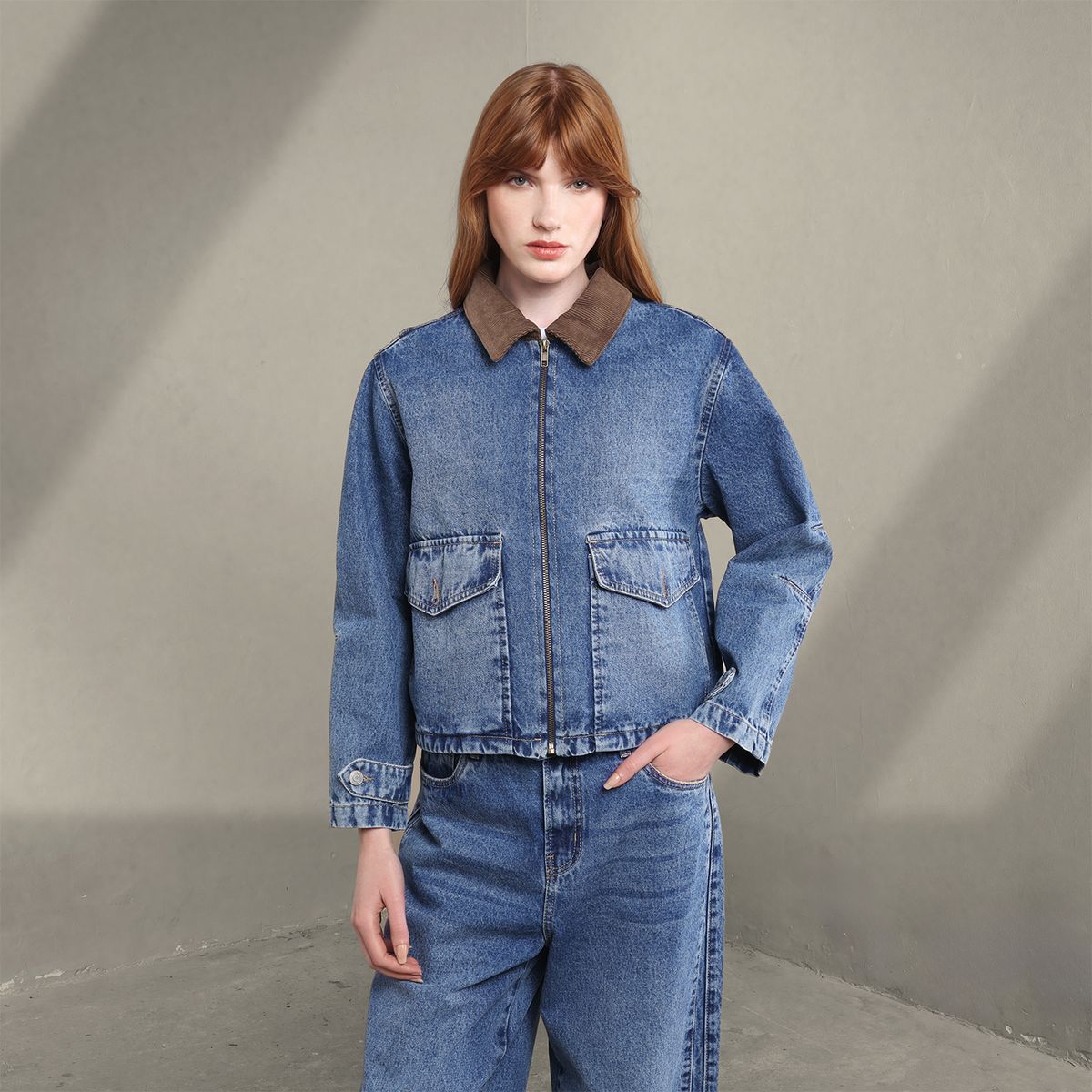 SYBILLA - Chaqueta Mujer de Algodón Sybilla