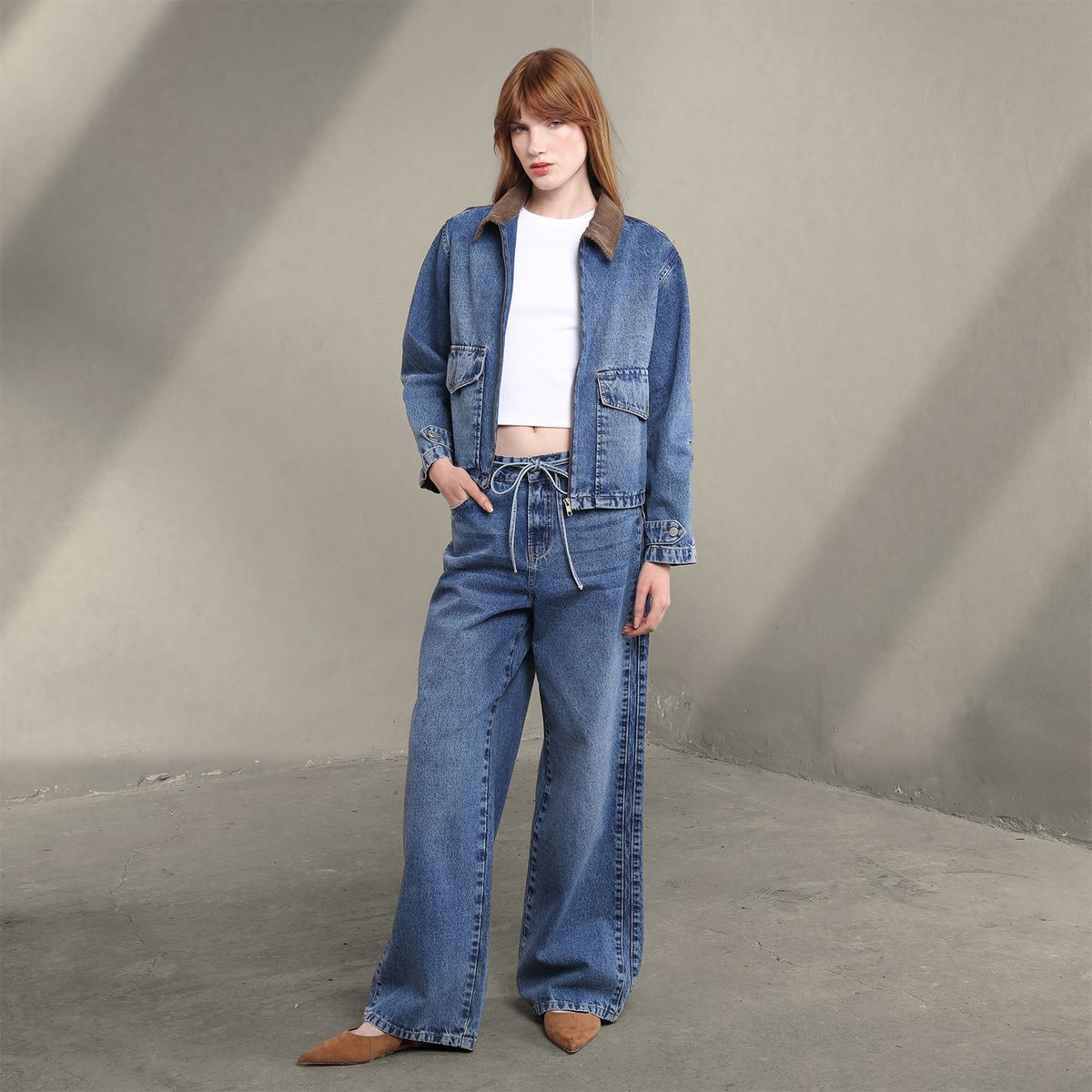 SYBILLA - Chaqueta Mujer de Algodón Sybilla