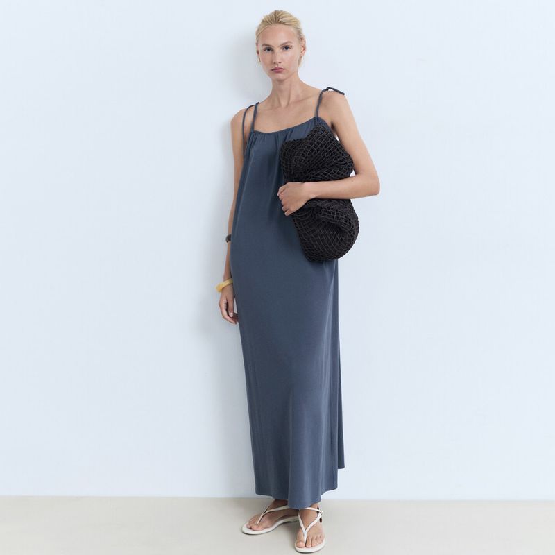 MANGO - Vestido Largo para Mujer Mango
