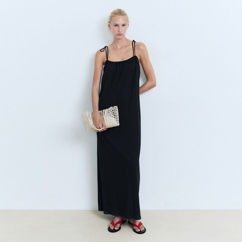 MANGO - Vestido Largo para Mujer Mango