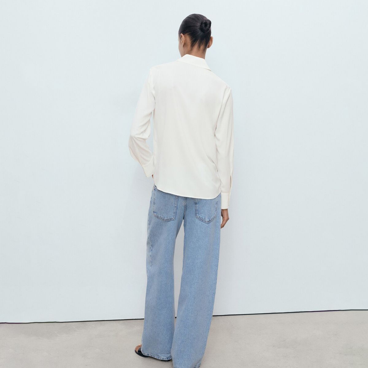 MANGO - Camisa Mujer Manga larga Mango