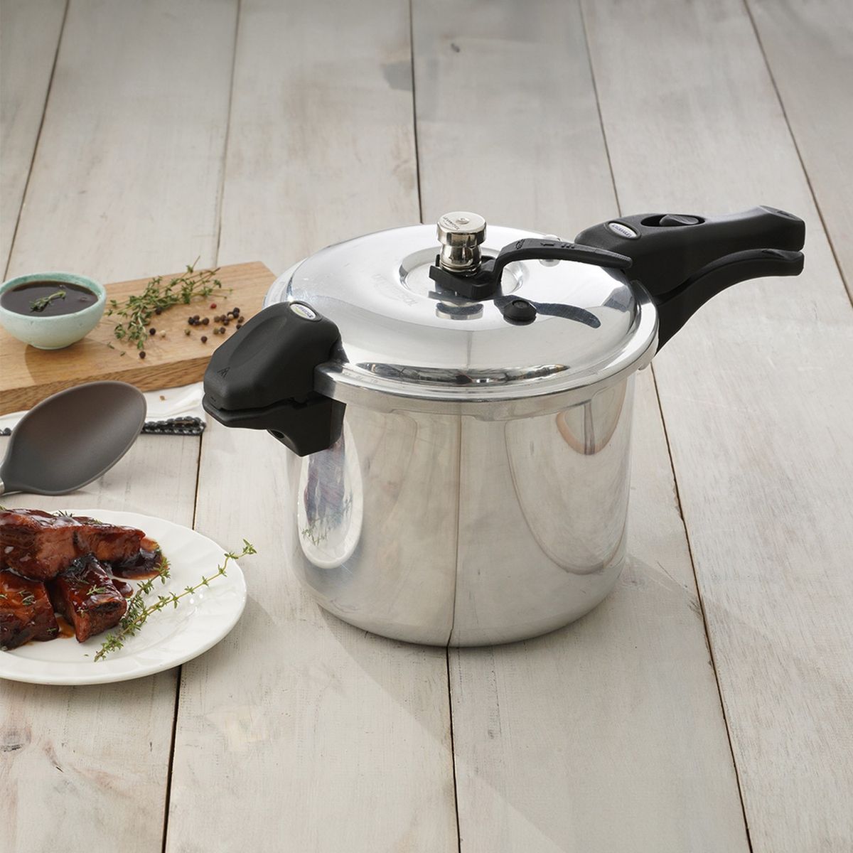 UNIVERSAL - Olla a presión UNIVERSAL Aluminio 6 litros