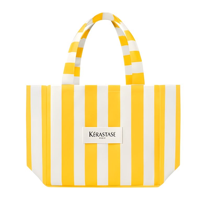 KERASTASE - GWP NO APTO PARA LA VENTA KERASTASE SUMMER BAG  YELLOW WHITE