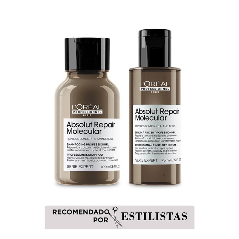LOREAL PROFESSIONNEL - Tratamientos capilares AbsolutRepair Molecular Mini Duo Kit LOREAL PROFESSIONNEL : AbsolutRepair Molecular Mini Duo Kit