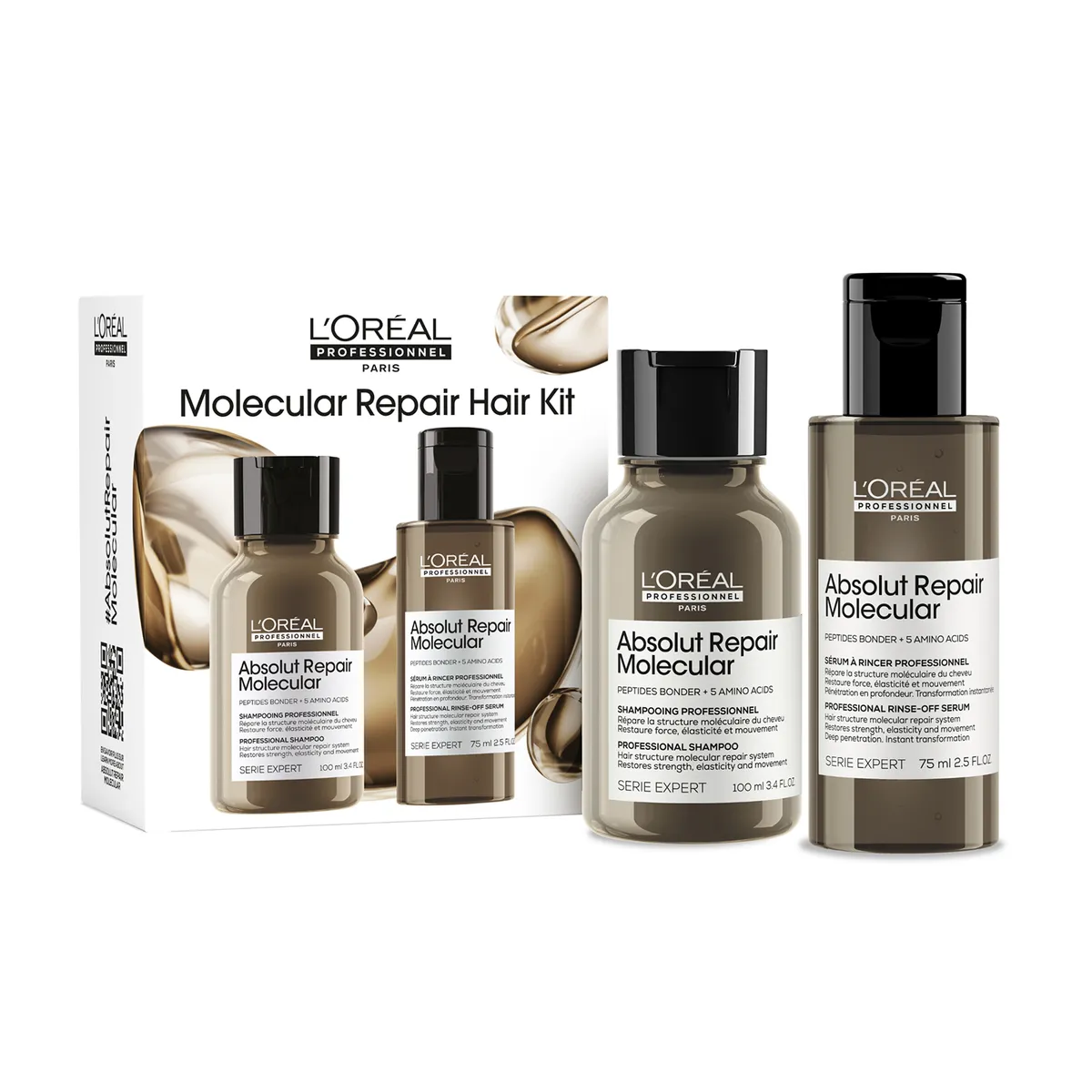 LOREAL PROFESSIONNEL - Tratamientos capilares AbsolutRepair Molecular Mini Duo Kit LOREAL PROFESSIONNEL : AbsolutRepair Molecular Mini Duo Kit