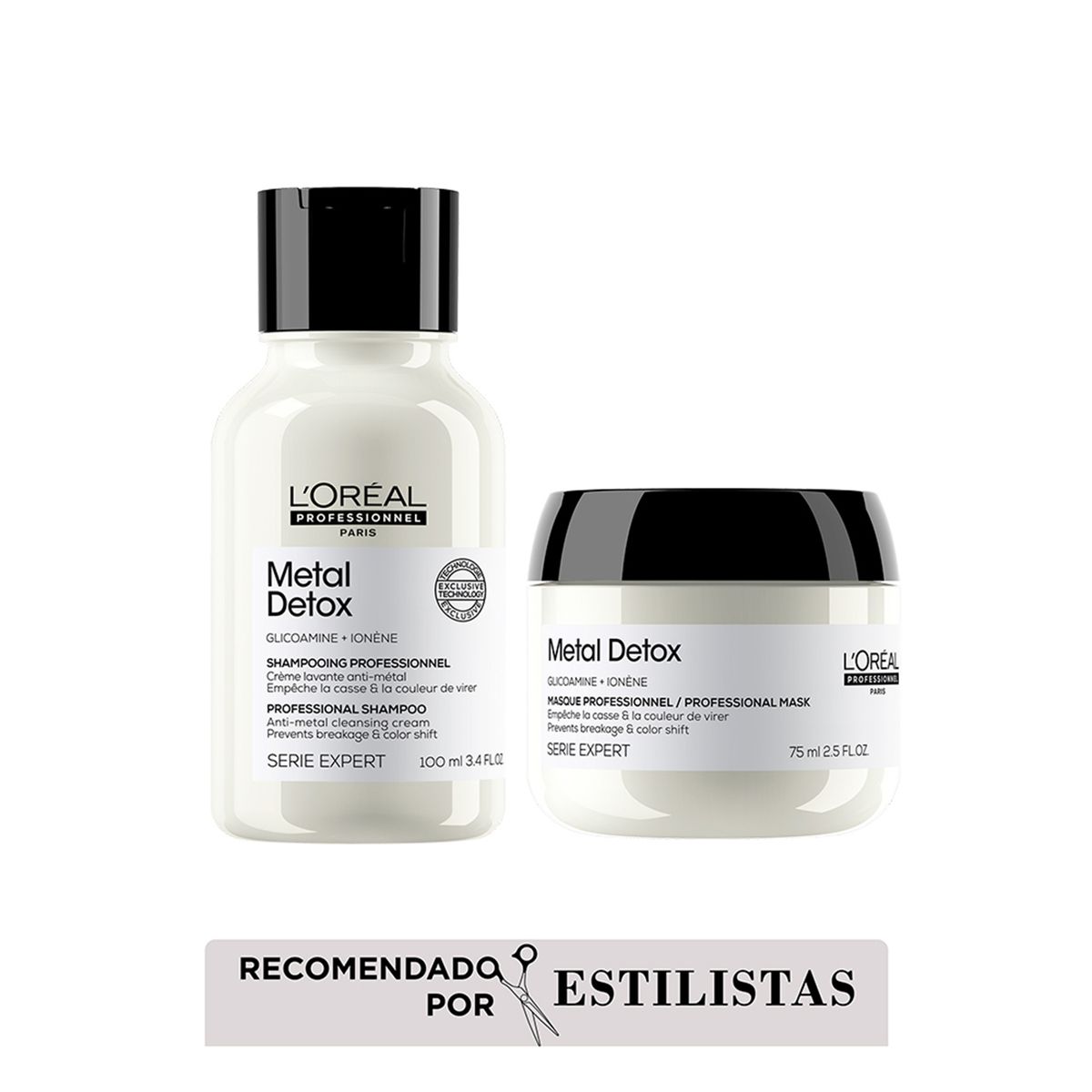 LOREAL PROFESSIONNEL - Tratamientos capilares Metal Detox Mini Duo Kit LOREAL PROFESSIONNEL : Metal Detox Mini Duo Kit
