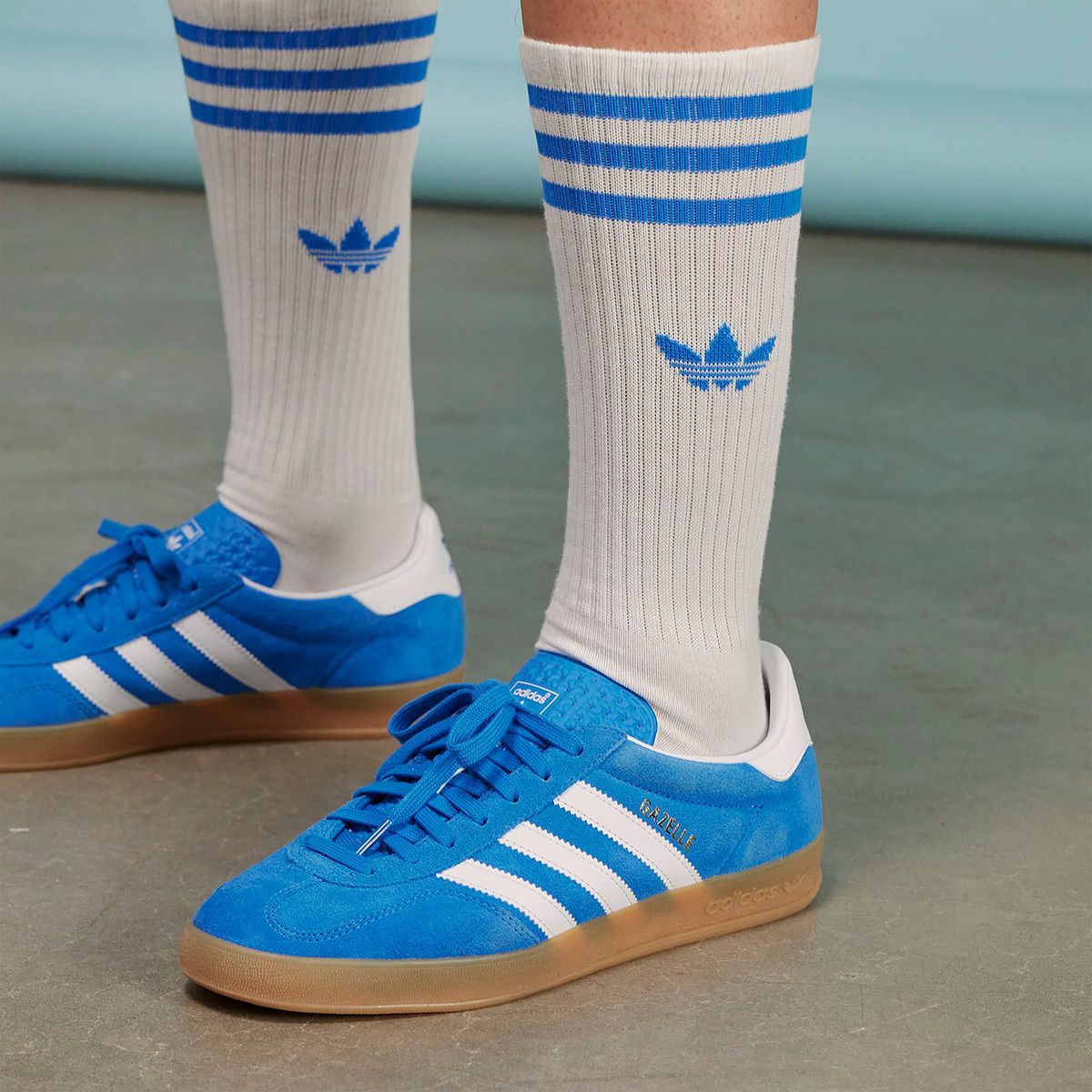 ADIDAS ORIGINALS - Tenis Adidas Originals Moda Gazelle Indoor Hombre Horma Grande