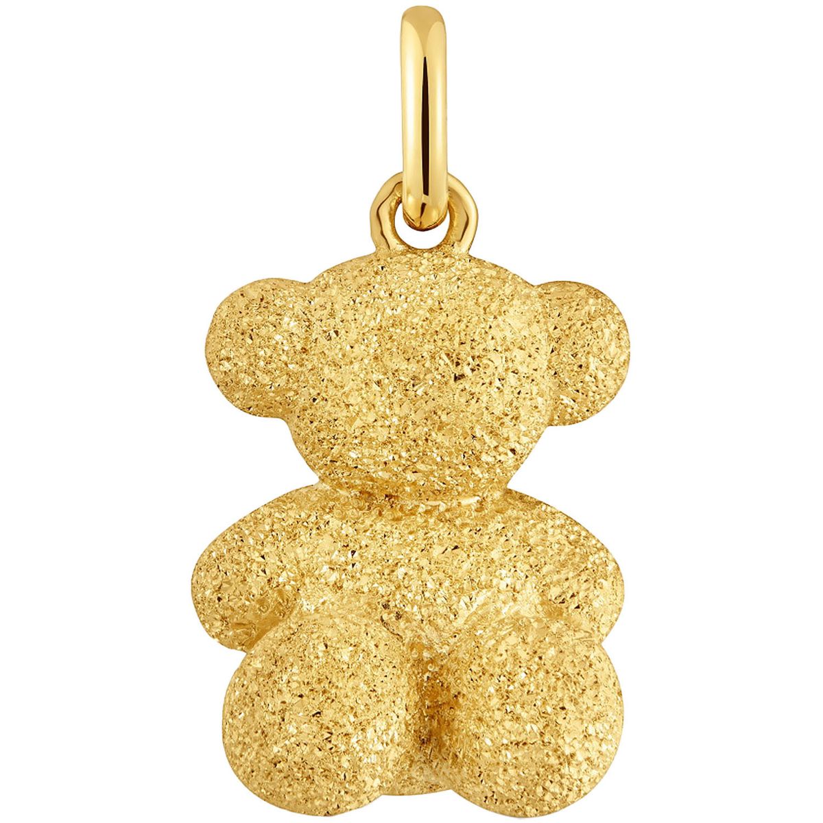 TOUS - Dije oso mediano con baño de oro 18 kt sobre plata diamantada Bold Bear
