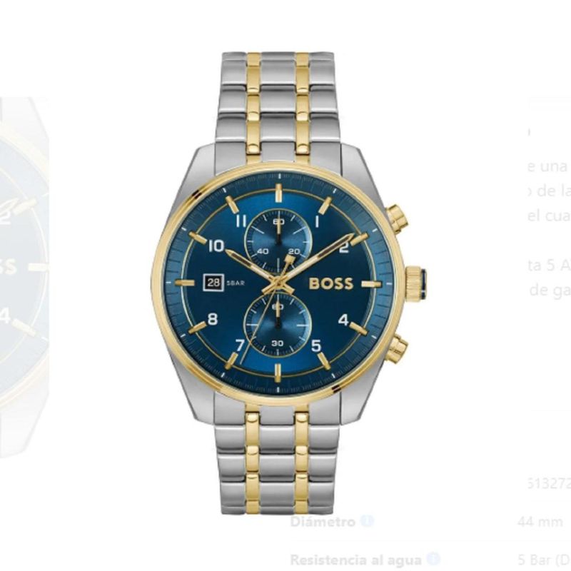 BOSS - Reloj Boss Hombre skytraveller . Reloj Acero Inoxidable Multicolor