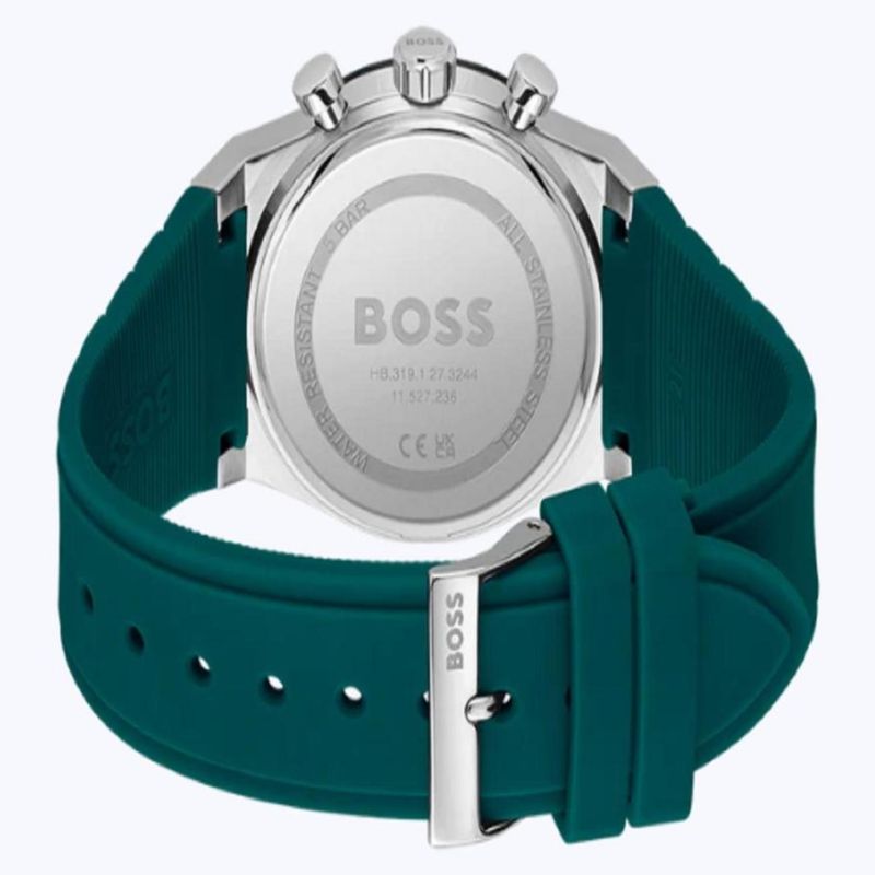 Reloj Boss Hombre candor chrono Reloj Silicona Verde BOSS