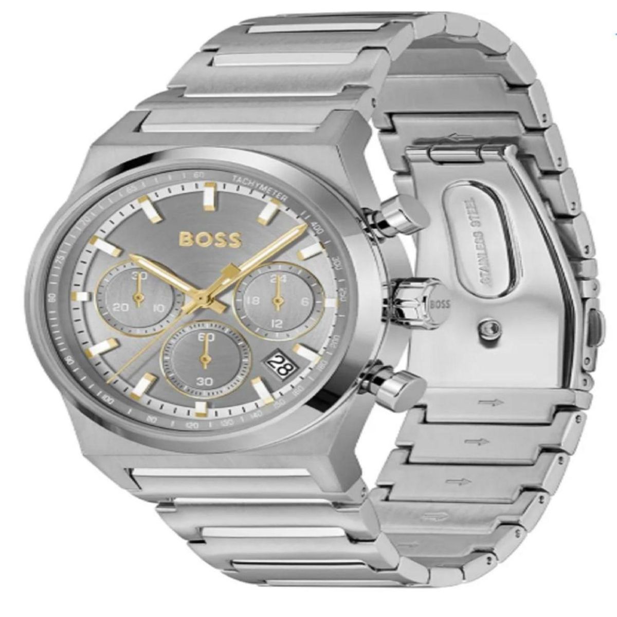 BOSS - Reloj Boss Hombre candor chrono . Reloj Acero Inoxidable Gris