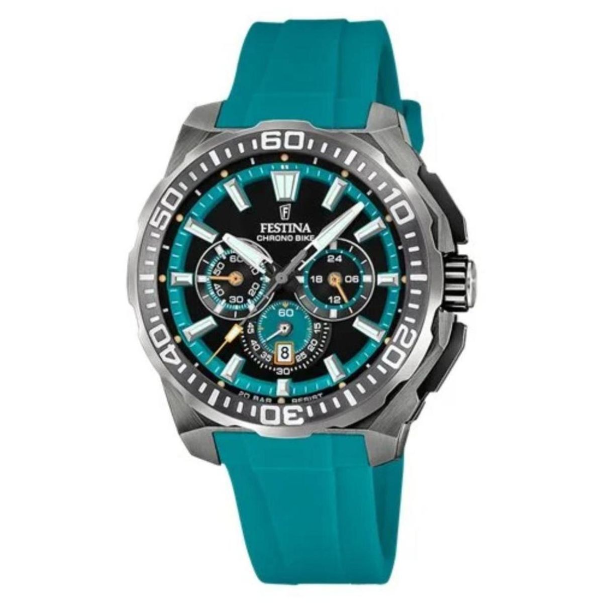 FESTINA - Reloj Festina Hombre Chrono Bike . Reloj Silicona Turquesa