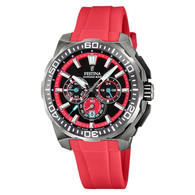 FESTINA - Reloj Festina Hombre Chrono Bike . Reloj Silicona Rojo