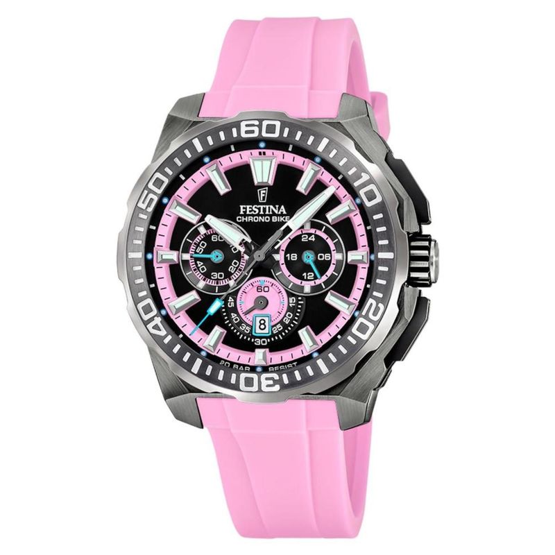 FESTINA - Reloj Festina Hombre Chrono Bike . Reloj Silicona Rosado