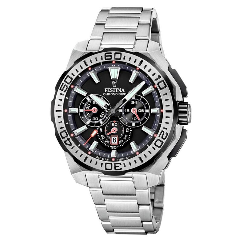 FESTINA - Reloj Festina Hombre Chrono Bike . Reloj Acero Inoxidable Plateado