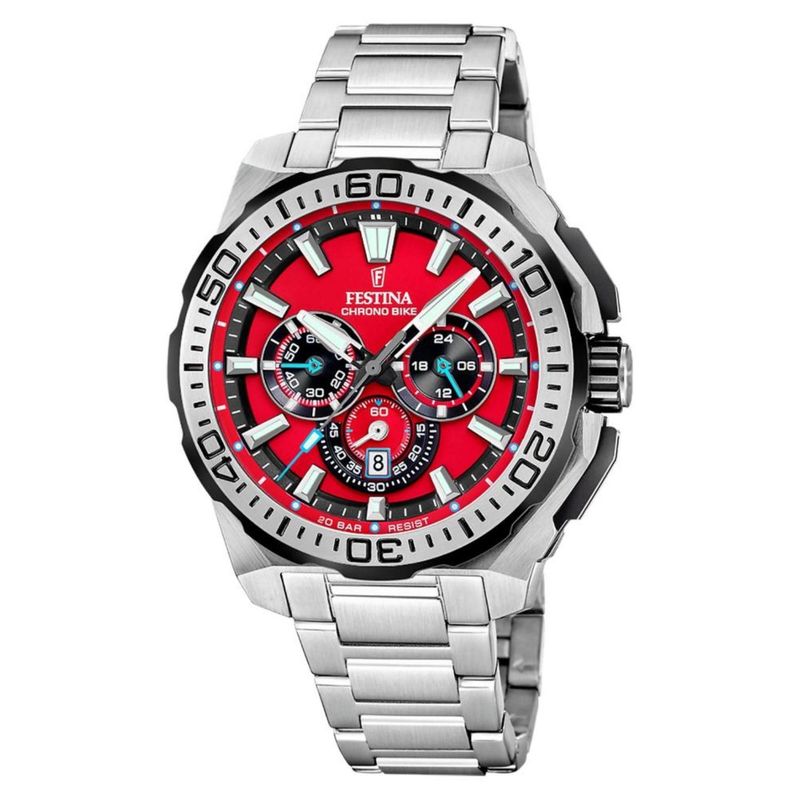 FESTINA - Reloj Festina Hombre Chrono Bike . Reloj Acero Inoxidable Plateado