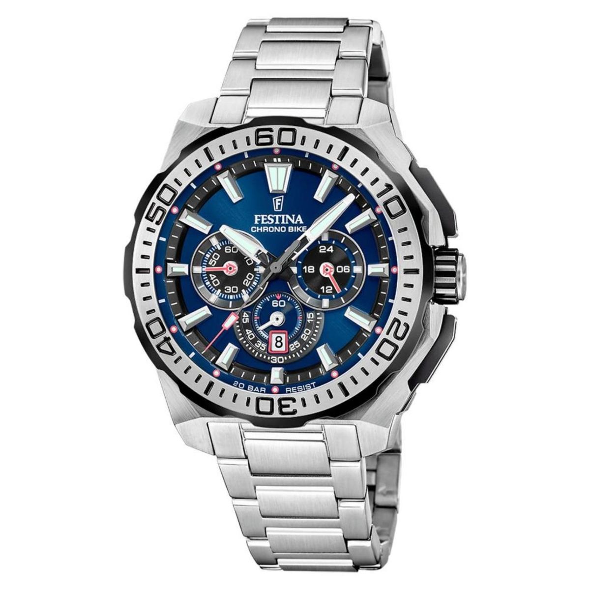 FESTINA - Reloj Festina Hombre Chrono Bike . Reloj Acero Inoxidable Plateado