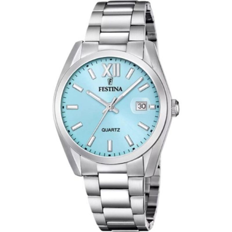FESTINA - Reloj Festina Mujer Acero Clasico . Reloj Acero Inoxidable Plateado