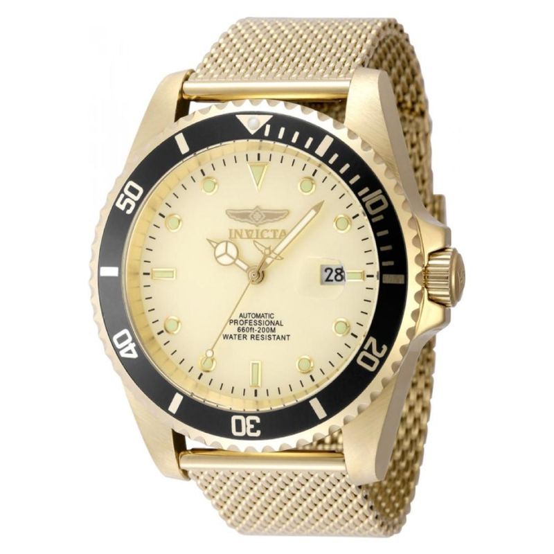 INVICTA - Reloj Invicta Hombre Pro Diver . Reloj Acero inoxidable Dorado