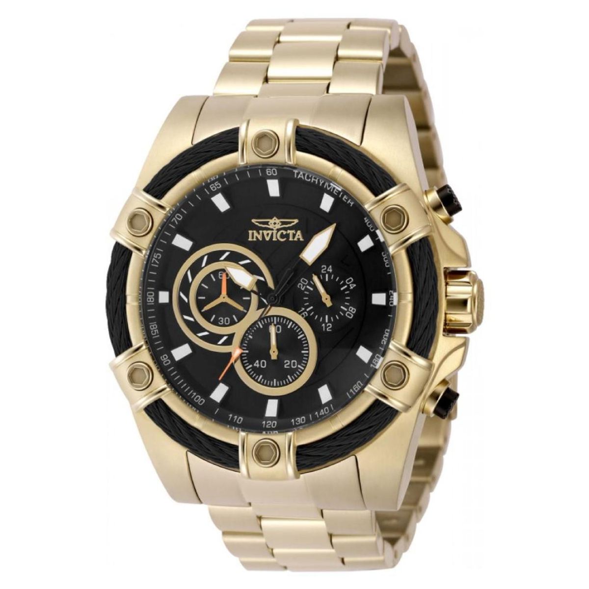 INVICTA - Reloj Invicta Hombre Bolt . Reloj Acero inoxidable Dorado