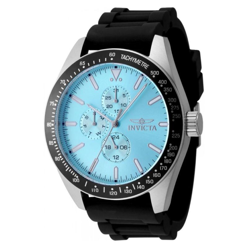 INVICTA - Reloj Invicta Hombre Aviator . Reloj Silicona Negro