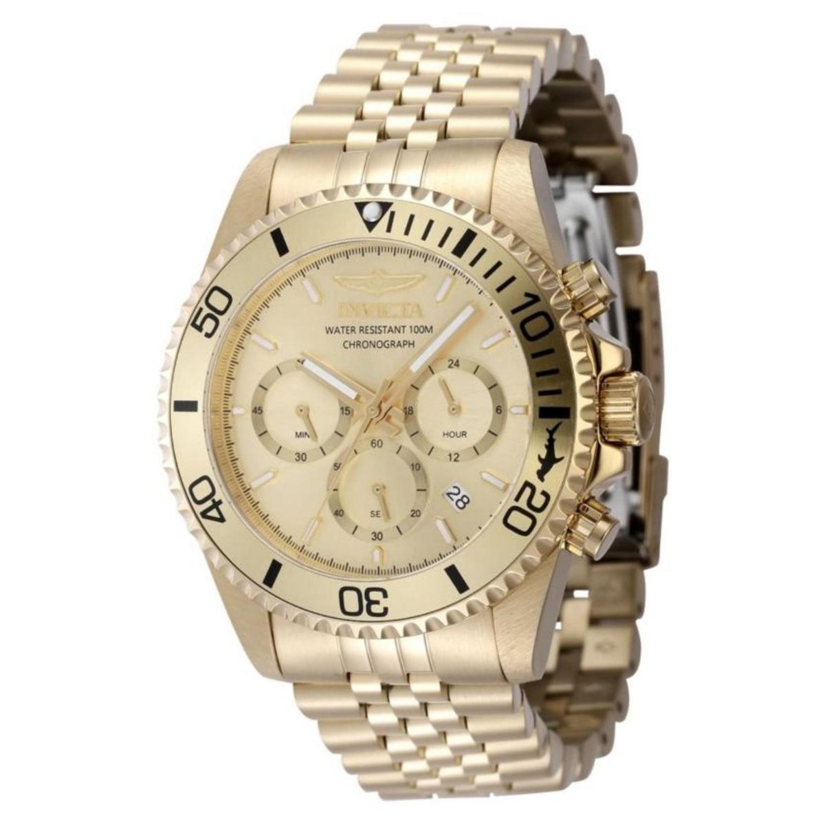 INVICTA - Reloj invicta Hombre pro diver . Reloj Acero inoxidable dorado