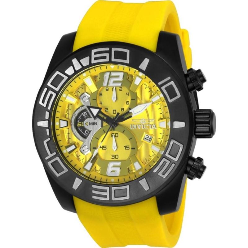 INVICTA - Reloj Invicta Hombre Pro Diver . Reloj Silicona Amarillo