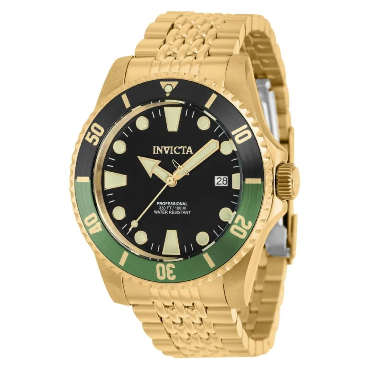 INVICTA - Reloj Invicta Hombre Pro Diver . Reloj Acero inoxidable Dorado