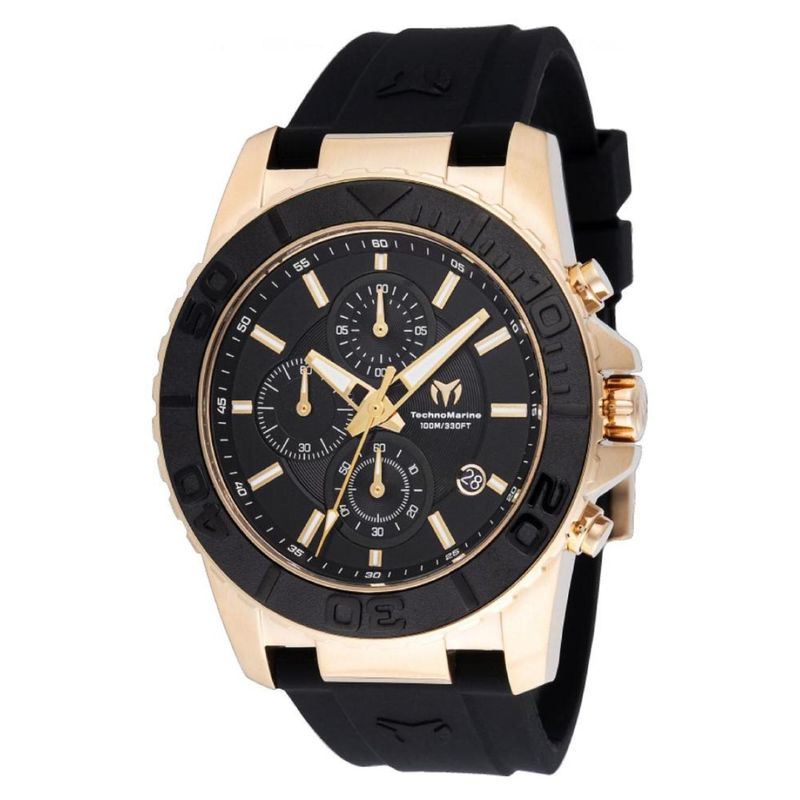 TECHNOMARINE - Reloj Technomarine Hombre Sea . Reloj Silicona Negro