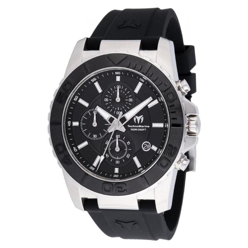 TECHNOMARINE - Reloj Technomarine Hombre Sea . Reloj Silicona Negro
