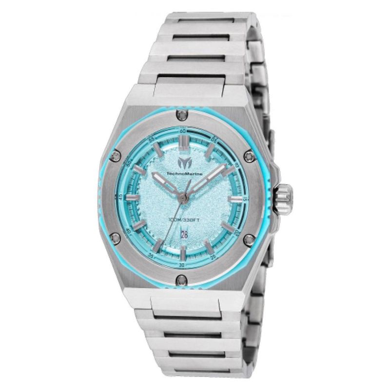 TECHNOMARINE - Reloj Technomarine Mujer Coral . Reloj Acero inoxidable Plateado