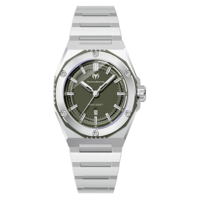 TECHNOMARINE - Reloj Technomarine Hombre Coral . Reloj Acero inoxidable Plateado