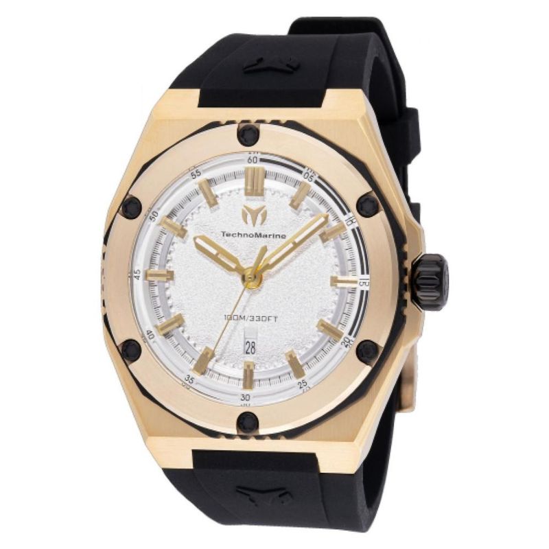 TECHNOMARINE - Reloj Technomarine Hombre Coral . Reloj Silicona Negro