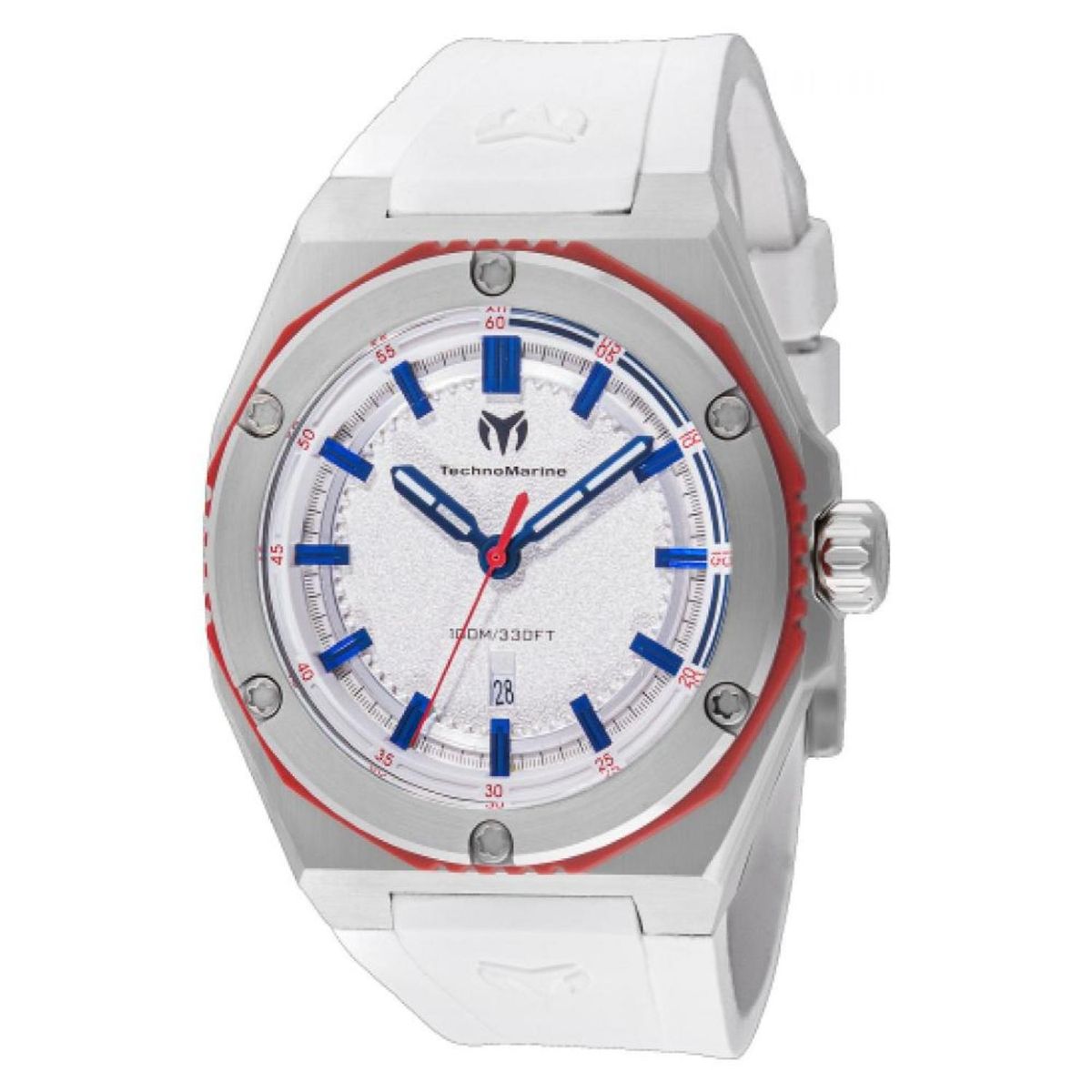 TECHNOMARINE - Reloj Technomarine Hombre Coral . Reloj Silicona Blanco