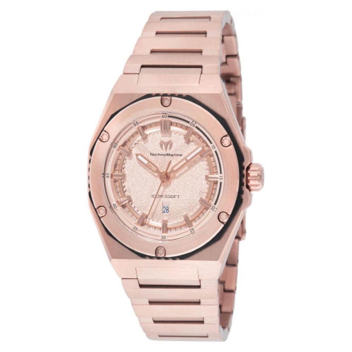 TECHNOMARINE - Reloj Technomarine Mujer Coral . Reloj Acero inoxidable Oro rosa