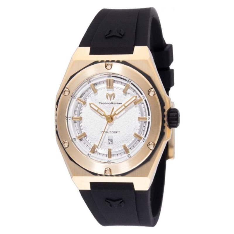 TECHNOMARINE - Reloj Technomarine Mujer Coral . Reloj Silicona Negro