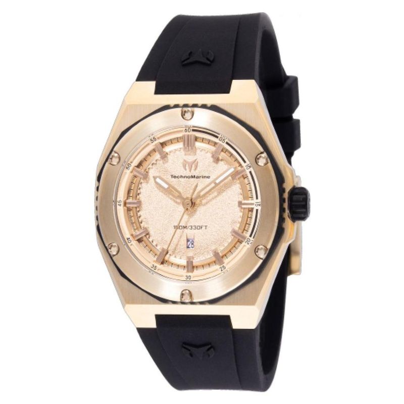 TECHNOMARINE - Reloj Technomarine Mujer Coral . Reloj Silicona Negro