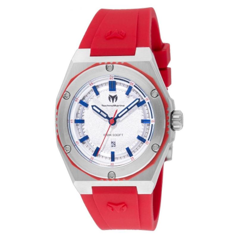 TECHNOMARINE - Reloj Technomarine Mujer Coral . Reloj Silicona Rojo