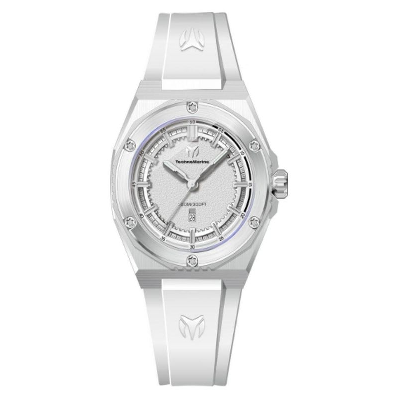 TECHNOMARINE - Reloj Technomarine Mujer Coral . Reloj Silicona Blanco