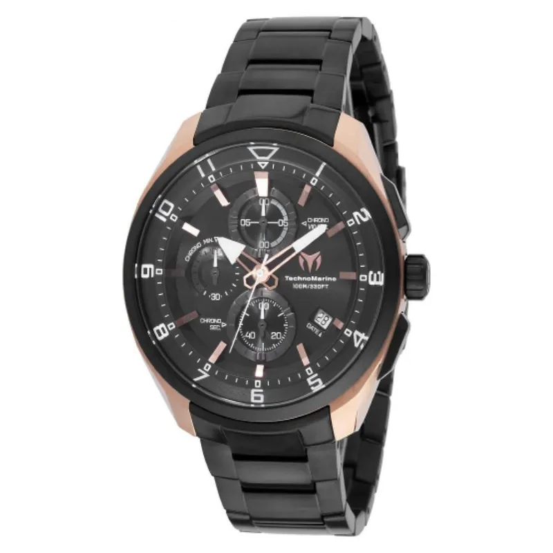TECHNOMARINE - Reloj Technomarine Hombre Ocean . Reloj Acero inoxidable Negro