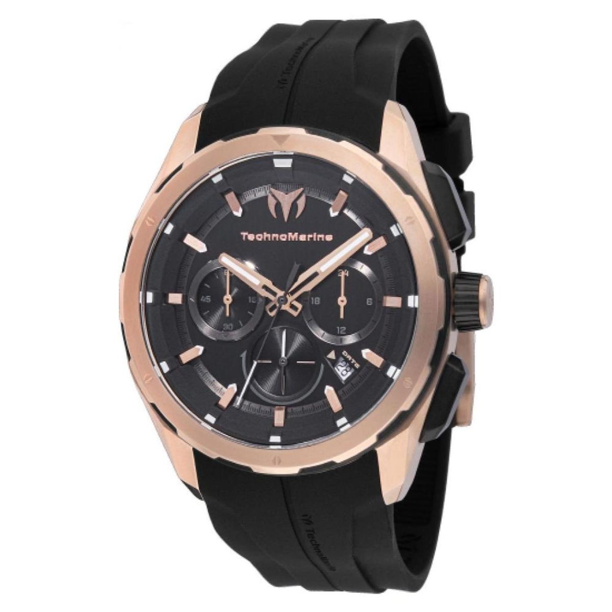 TECHNOMARINE - Reloj Technomarine Hombre Ocean . Reloj Silicona Negro