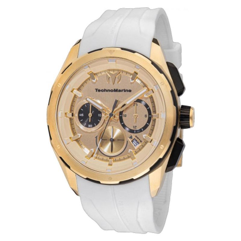 TECHNOMARINE - Reloj Technomarine Hombre Ocean . Reloj Silicona Blanco