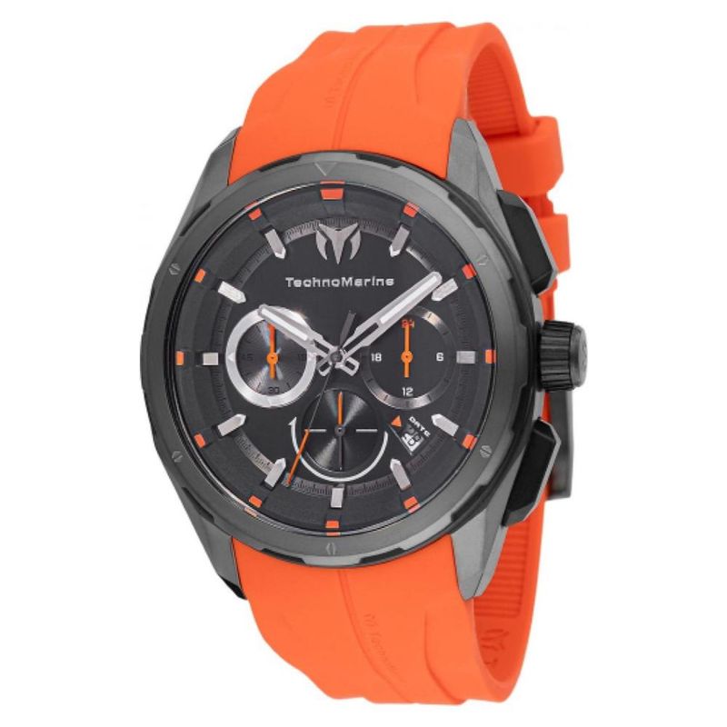 TECHNOMARINE - Reloj Technomarine Hombre Ocean . Reloj Silicona Naranja