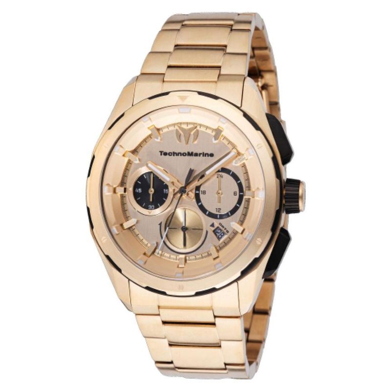 TECHNOMARINE - Reloj Technomarine Hombre Ocean . Reloj Acero inoxidable Dorado