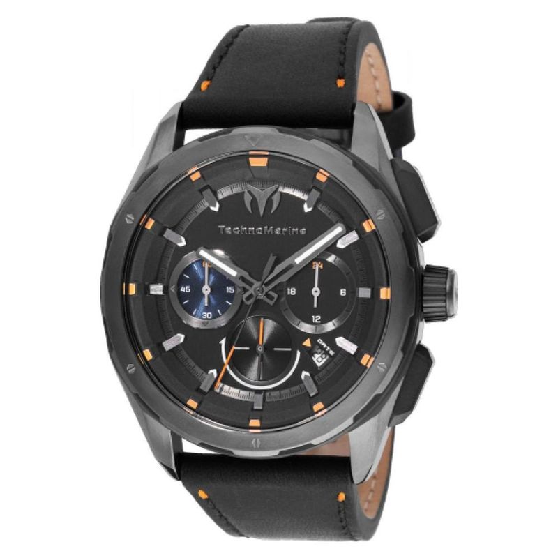 TECHNOMARINE - Reloj Technomarine Hombre Ocean . Reloj Cuero Negro