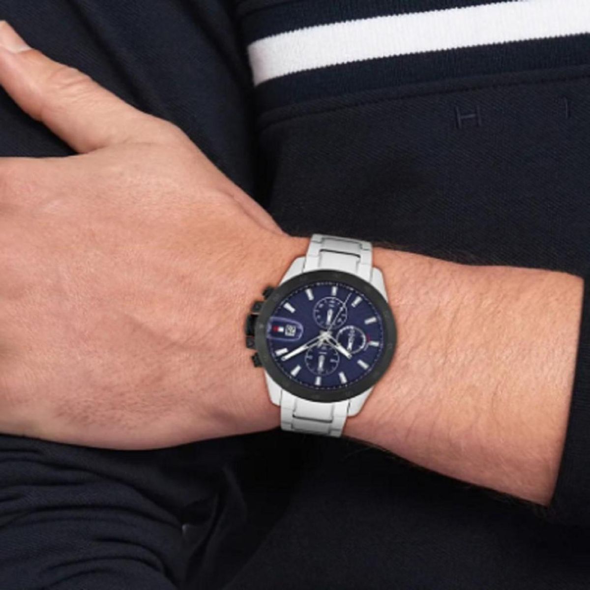 TOMMY HILFIGER - Reloj Tommy Hilfiger Hombre 1792198 . Reloj Acero Inoxidable Plateado